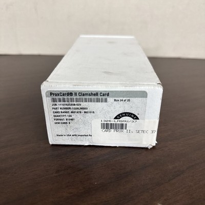 New HID ProxCard II Clamshell Card 1326LMSMV (100 Qty)