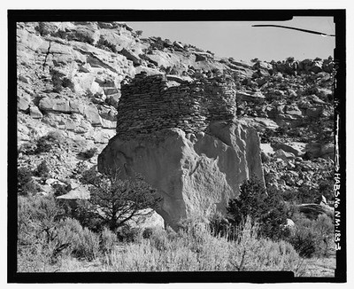 Foothold Pueblito,Palluche Canyon,Dulce,Rio Arriba County,NM,New Mexico,HABS,2