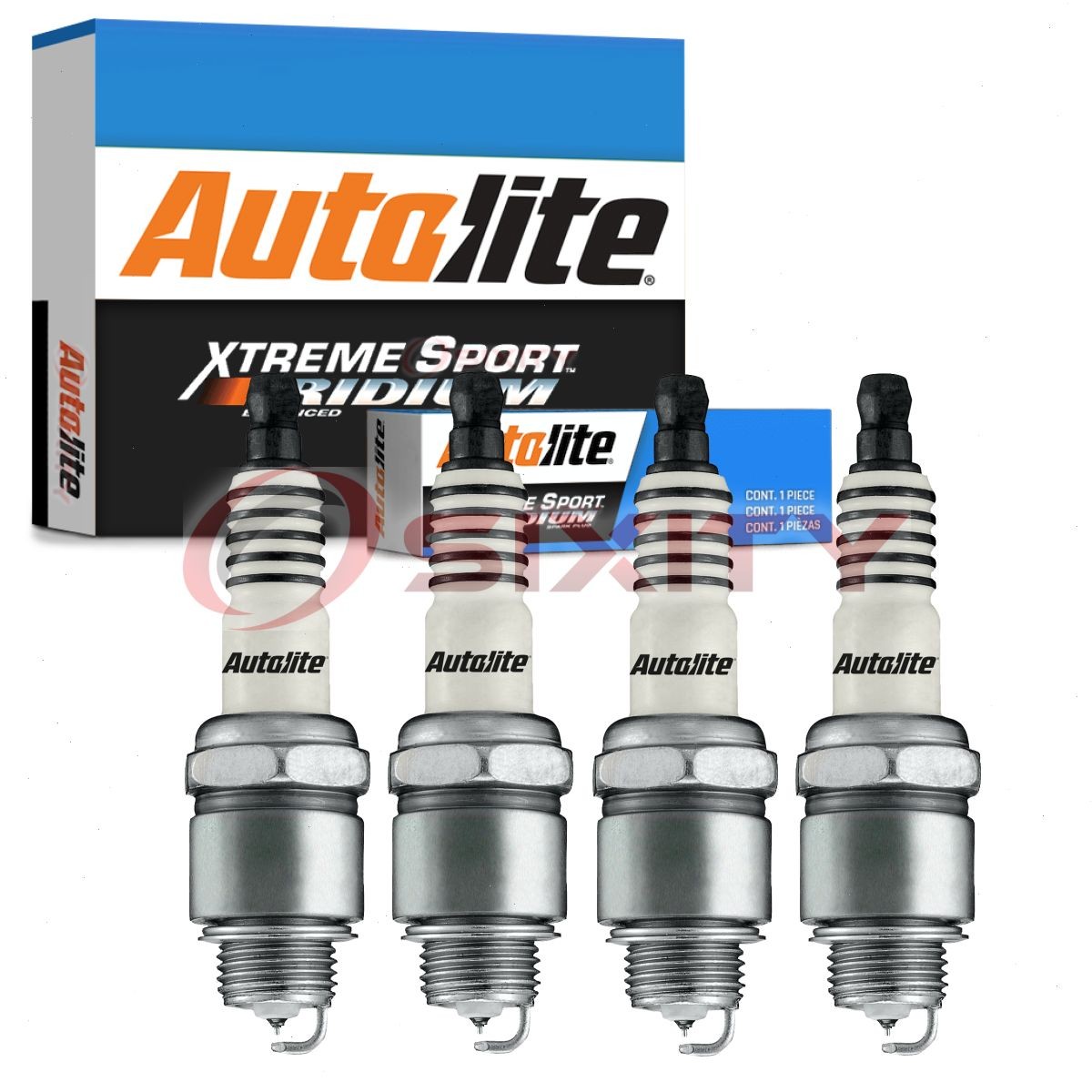4 pc Autolite Xtreme Sport XS85DP Spark Plugs for 7355 Ignition Wire xy