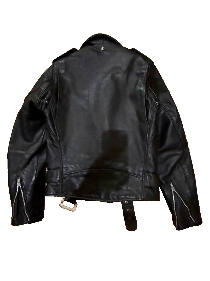Schott Bros. Perfecto レザージャケット 40 SCHOTT Perfecto 618 Double Riders Leather Jacket Black Size 34