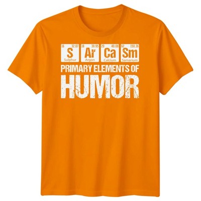 Wissenschaft Chemie Humor Periodensystem Herren T-Shirt Primäre Elemente des Humors
