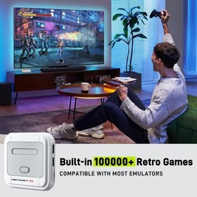 Kinhank Super Console X Pro with 100000+ Games,TV & Game System in 1, Mini Retro