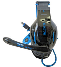 SADES SA902 Stereo Gaming Headset 7.1 USB Surround Sound PC Headsets Over-Ear