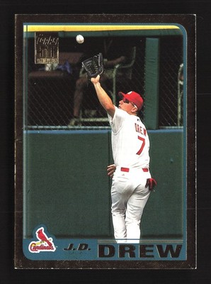 J.D. Drew St. Louis Cardinals 2001 Topps Gold #101 SN /2001