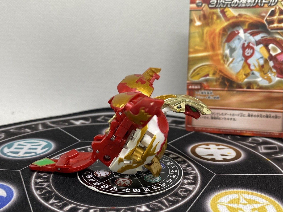 DANGNGUYENHOANGANH様使用 Bakugan Baku tech Pyrus Jigen Dragaon MG & Card Super Rare Japan