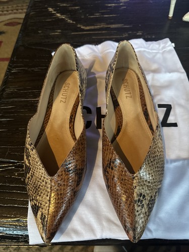 Shultz Cheetah Print ballet Flats 7B Anthropology
