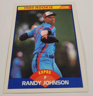 1989 Score #645 Randy Johnson RC Montreal Expos