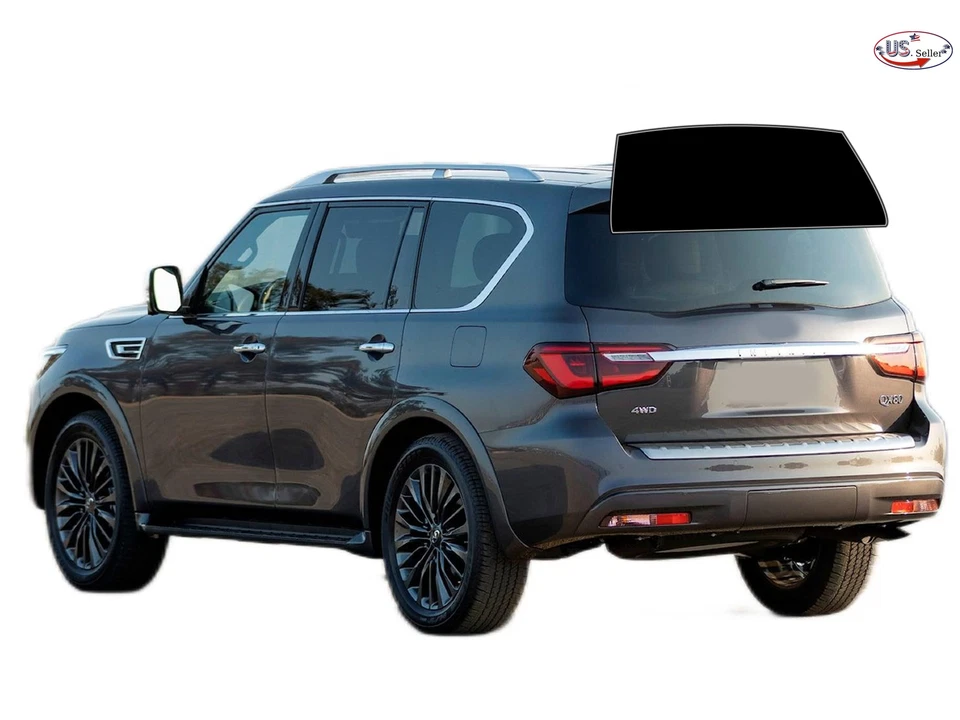 Kit de película de tinte de ventana de 2 capas precortada personalizada computarizada para Infiniti QX80 2014-2024 Foto 4 de 4