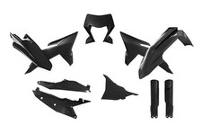 Rtech Set Plastic Complete Black KTM EXC 125 2026
