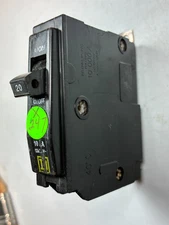 SQUARE-D QOB120 20-Amp 1-Pole 120/240-Volt 10k RESISTANCE TESTED 60-DAY WARRANTY