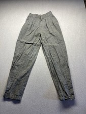 1990s Women s Brown Plaid Cotton Pants