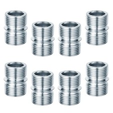 8 PCS Coarse Thread Connectors For 2425mm/0.940.98 Inch Wire Shelving Poles