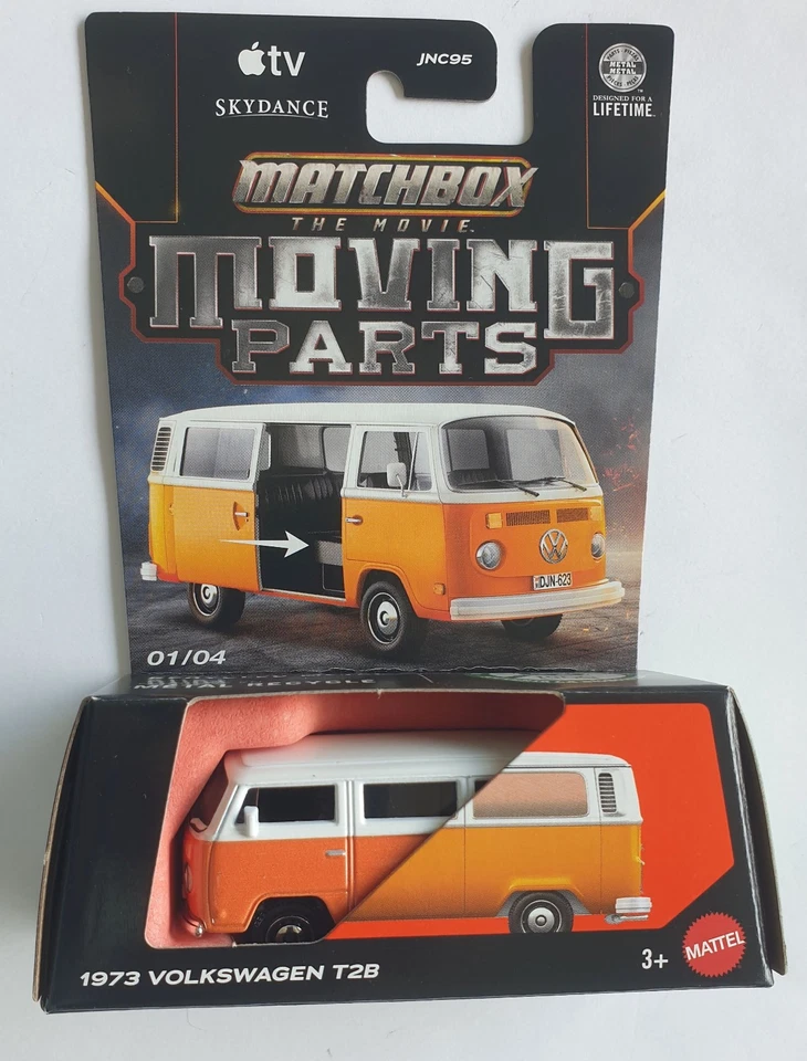Matchbox The Movie 4er Set VW Bus Nissan Ambulance Ford * Moving Parts 979A 1:64 - Bild 2 von 4