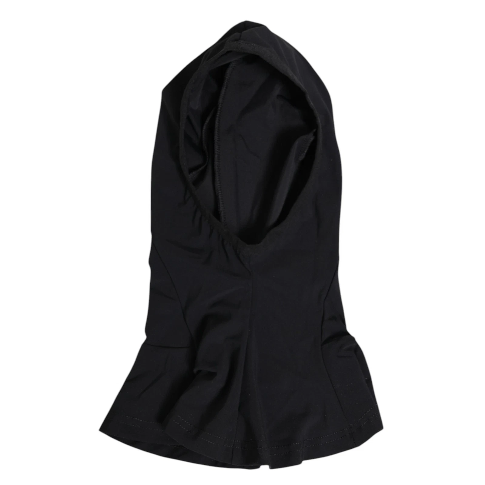 DOLCE & GABBANA Hat Black Nylon Elastane Balaclava Hood Face Cover 57 /S 340usd