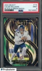 2024 Select Black & Green Shock #114 Caleb Williams Bears RC Rookie PSA 9