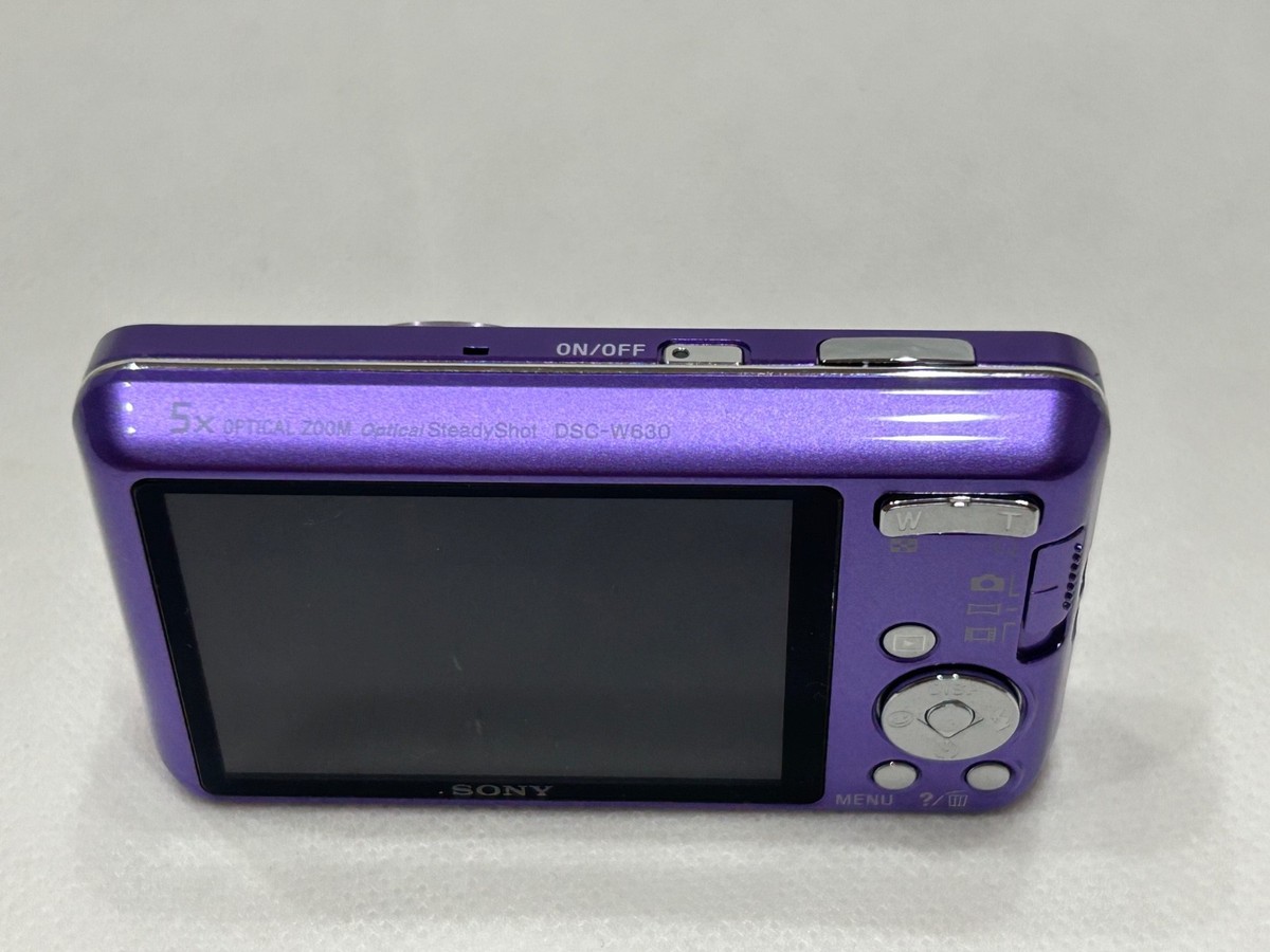 【動作確認済み】SONY Cyber-shot DSC-W630 パープル Sony Cyber-shot DSC-W630 16.1MP Digital Camera - Violet for