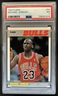 1987-88 Fleer Michael Jordan #59 Bulls PSA 7