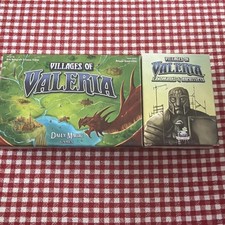 Villages of Valeria Board Game. 2 Expansion Packs Plus Landmarks