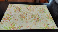vintage yellow floral pillowcase standard