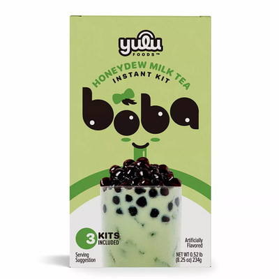 YULU Instant Boba Kit Honeydew Milk Tea