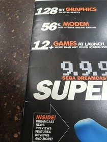 Official Sega Dreamcast June 1999 Issue 0 Magazine First Gaming Supersonic Sonic