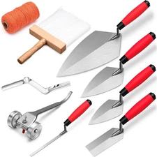 9 Pcs Masonry Hand Tool Set Philadelphia, Pointing, Margin, Tuck Pointing Tro...