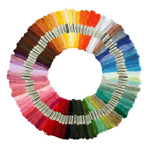 Embroider Skein Floss Cross Stitch Thread for Friendship Bracelets Making String - Picture 1 of 15