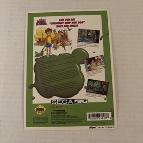Sega CD Adventures Of Willy Beamish VIDPRO Card Toys R Us Display Card  Rare