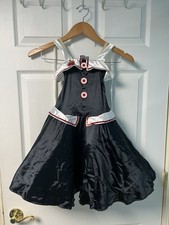 Revolution Dancewear Child  s Medium Black, Red And White Dance Costume