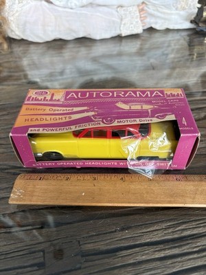 Vintage Ideal Toy  Auto Autorama  With Lights, MIB 1950's
