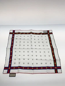 Foulard homme GUCCI soie blanche