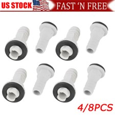 Air Conditioner Drain Hose Connector Drain Adapter Straight Fitting US