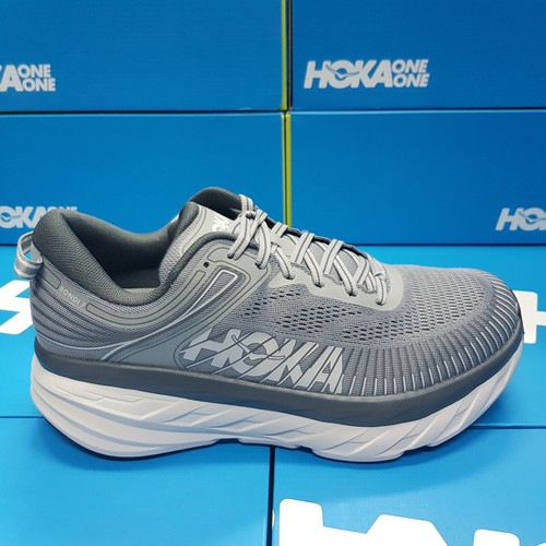 Hoka One One - Men's Bondi 7 Wild Dove / Dark Shadow / 11.5
