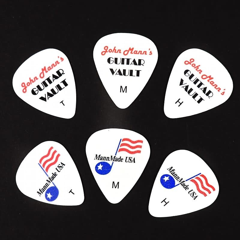 MannMade USA Celluloid Picks 12-Pack - Heavy