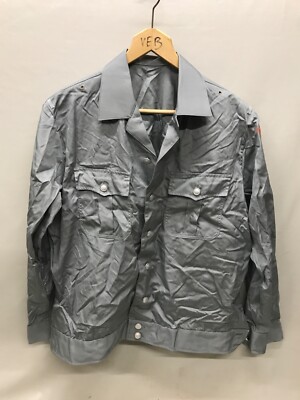1968 MDI Hemd Soldat graublau Gr. 39 N Polycon Popeline Depotware