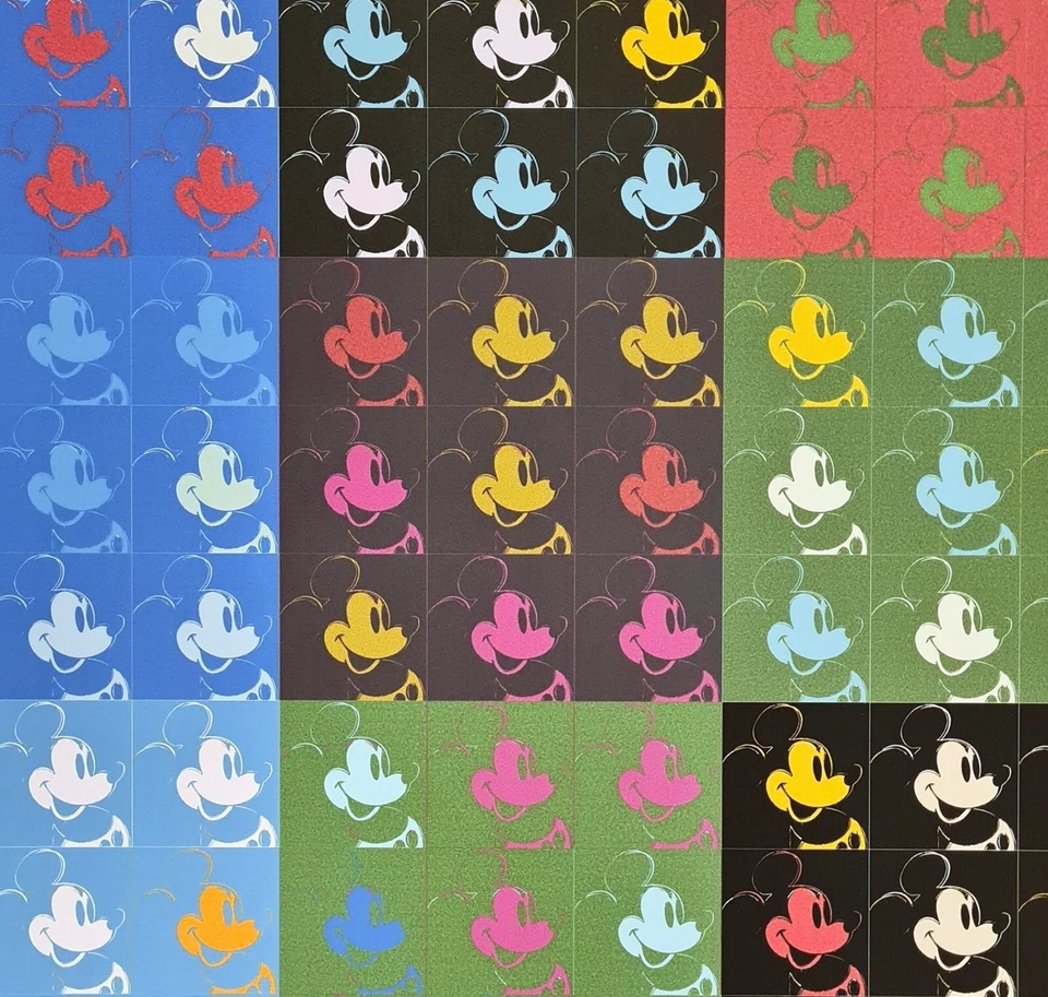 ANDY WARHOL * Mickey Mouse * 57 x 38 cm * signed lithograph * limited # xx/100 - Bild 2 von 4