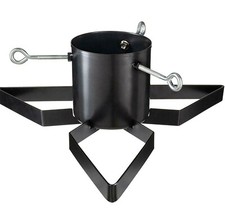 Large Metal Christmas Tree Stand Real Xmas Trees Traditional Base Holder Black