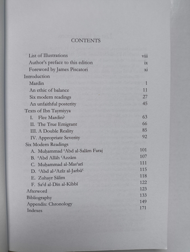 Muslims Under Non-Muslim Rule: Ibn Taymiyya, Ed. Yahya Michot - Picture 5 of 6