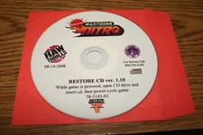 NICKTOONS NITRO RAWTHRILLS RECOVERY DISK CD V1.10 FOR AN ARCADE GAME