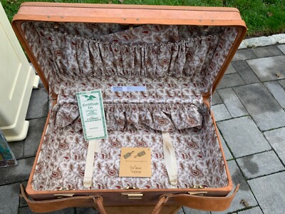 vintage hartmann leather suitcase | eBay