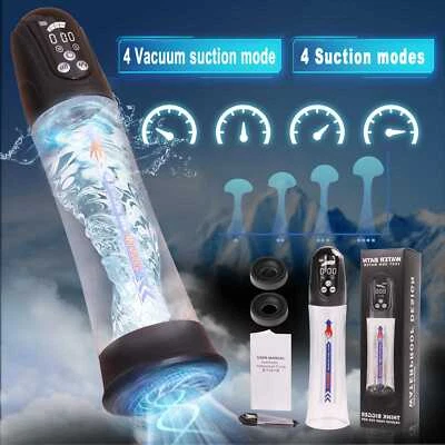 Vakuum Penis Pumpe Elektrisch Potenzsteigerung Verlängerung Penispumpe  Erektion