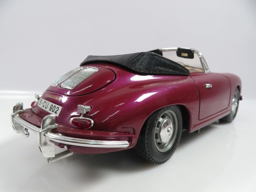 1:18 Bburago Porsche 356 B Cabrio #3333 - Bild 4 von 8