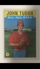 1986 Topps Baseball All Star #710 - John Tudor, St. Louis Cardinals