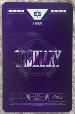 Stray kids HAN ODDINARY jewel case ver Official photocard PC | eBay
