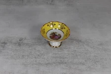 Limoges Mini Yellow Couple Decorative Bowl - RARE