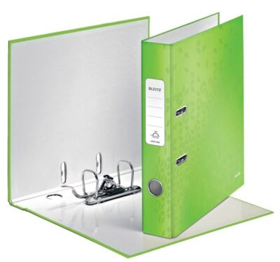 LEITZ 1006-00-54 LEITZ Ordner WOW, 180 Grad, DIN A4, 50 mm, grün