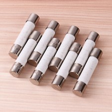 20Pcs 20 Amp Microwave Ceramic Tube Slow,Blow Fuses 250V Universal Compatible