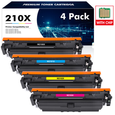 210X W2100X Toner Compatible for HP Color LaserJet Pro 4201dn 4201dw MFP 4301fdw