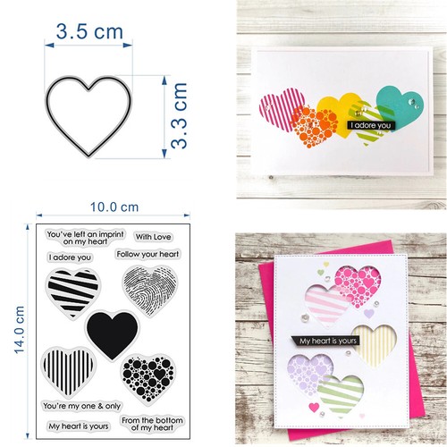 Blumen Weihnachten Clear Stamps und Metall Stanzformen Scrapbooking Papier Handwerk - Bild 15 von 15