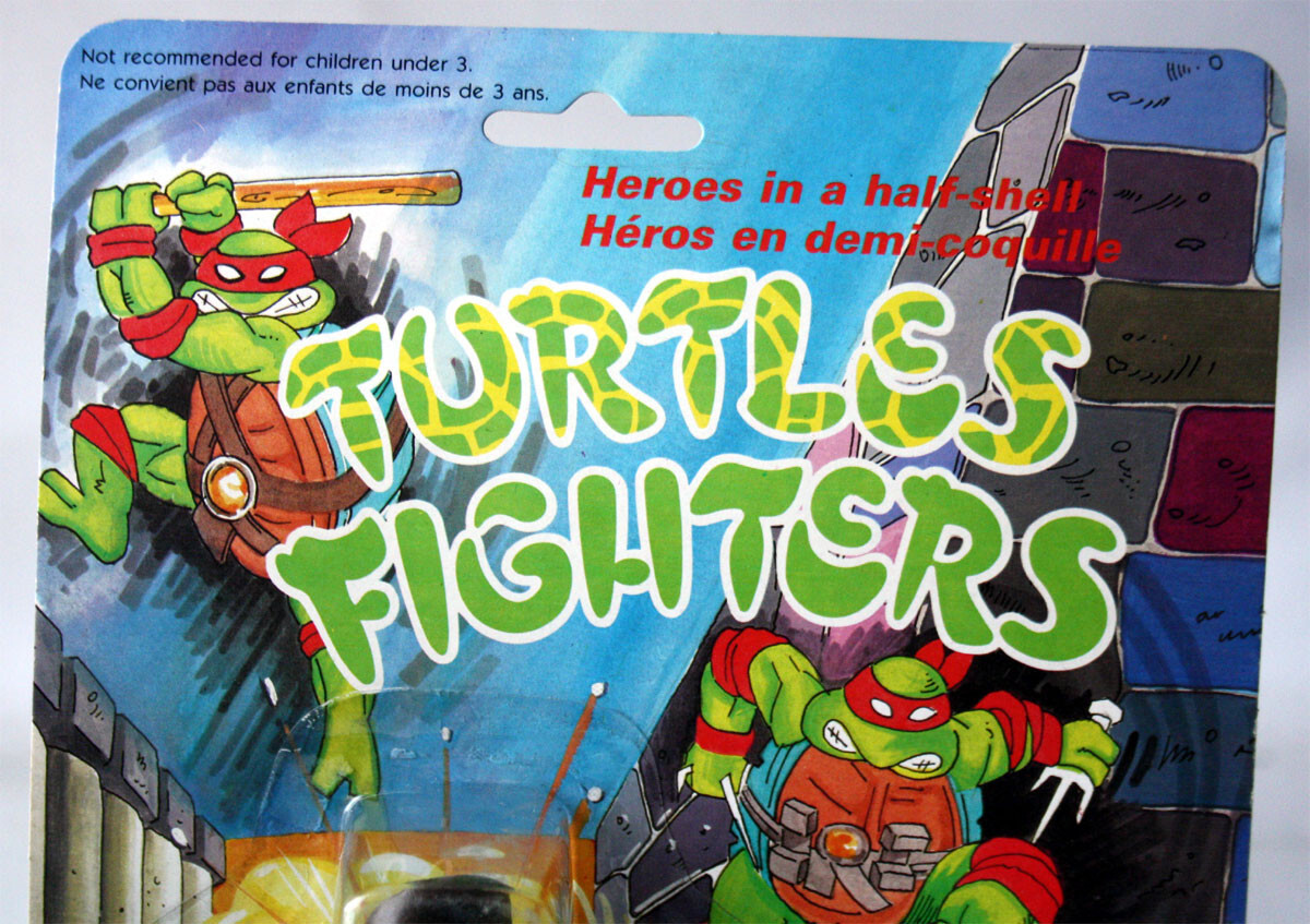VINTAGE 80'S TMNT MUTANT NINJA TURTLES FIGHTERS RAPHAEL FIGURE KO
